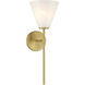 Blair Wall Sconce Wall Light in Warm Brass