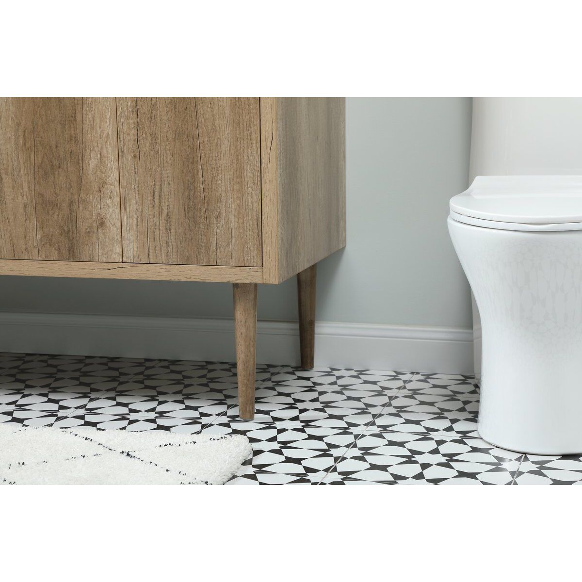 Cyrus 60 X 22 X 34 inch Natural Oak Vanity Sink Set