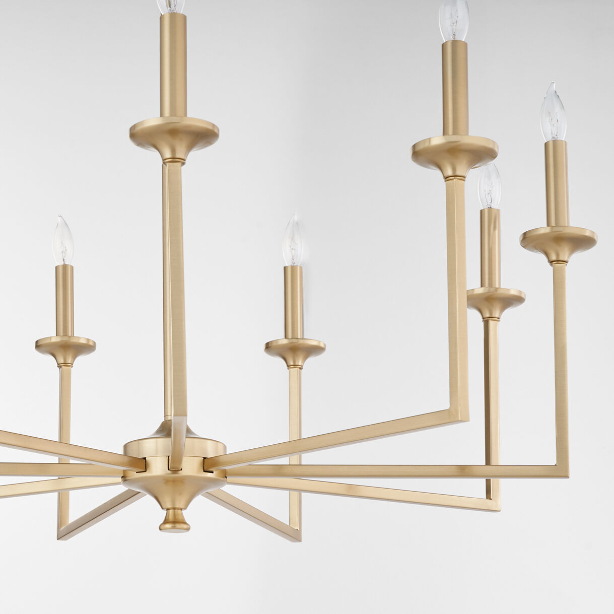 Eldorado 9 Light Aged Brass Chandelier Ceiling Light