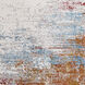 Solar 134 X 90 inch Orange Rug in 8 x 11, Rectangle