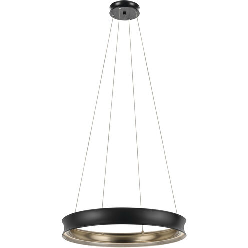 Larousse LED Black Chandelier Ceiling Light