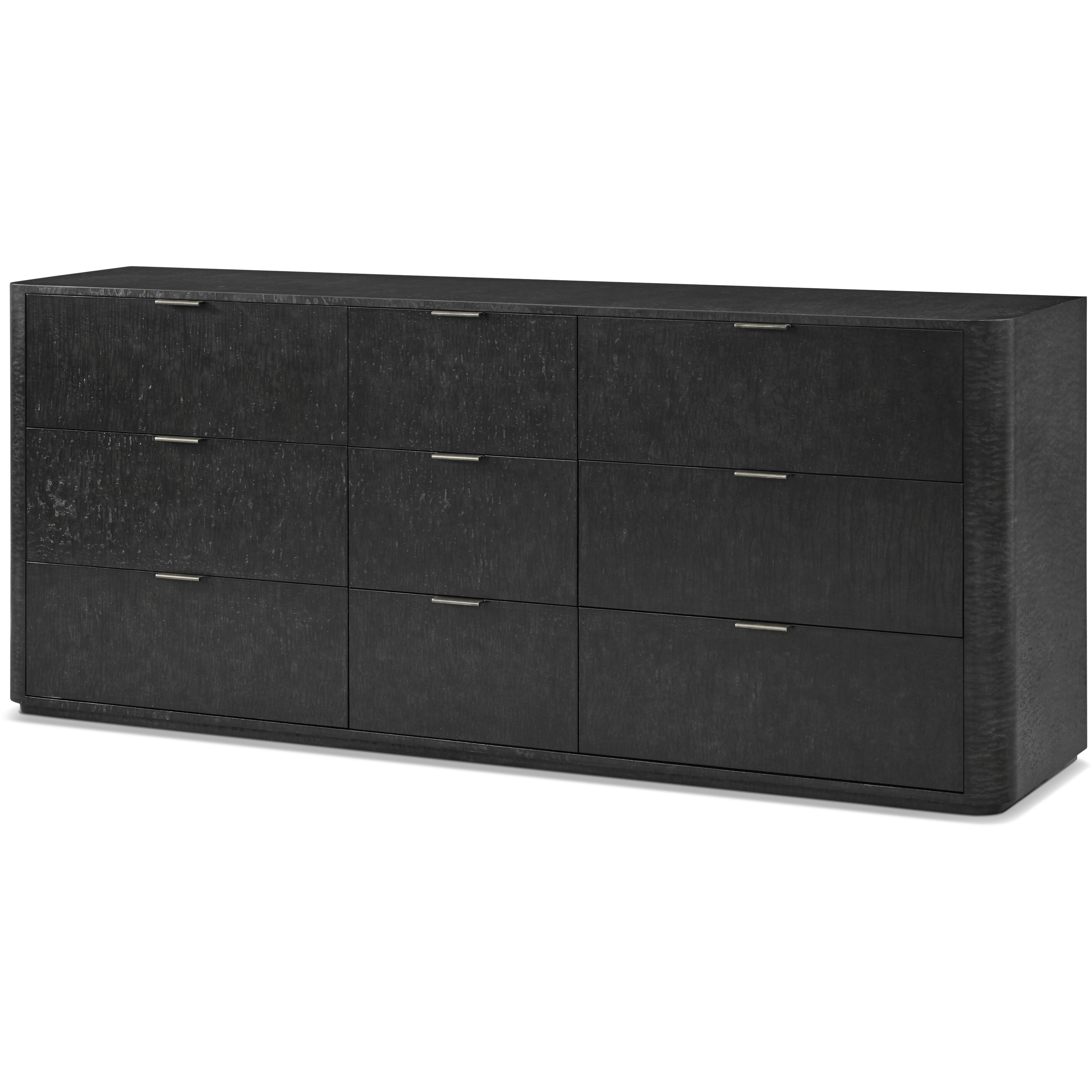 Kesden Silent Black Dresser, Wooden, Large