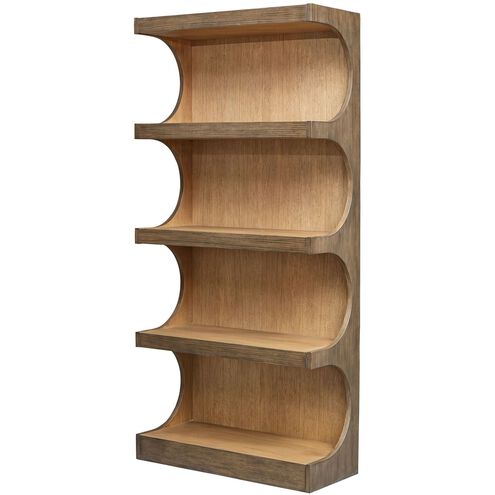 Osrick 86 X 40 inch Natural Etagere