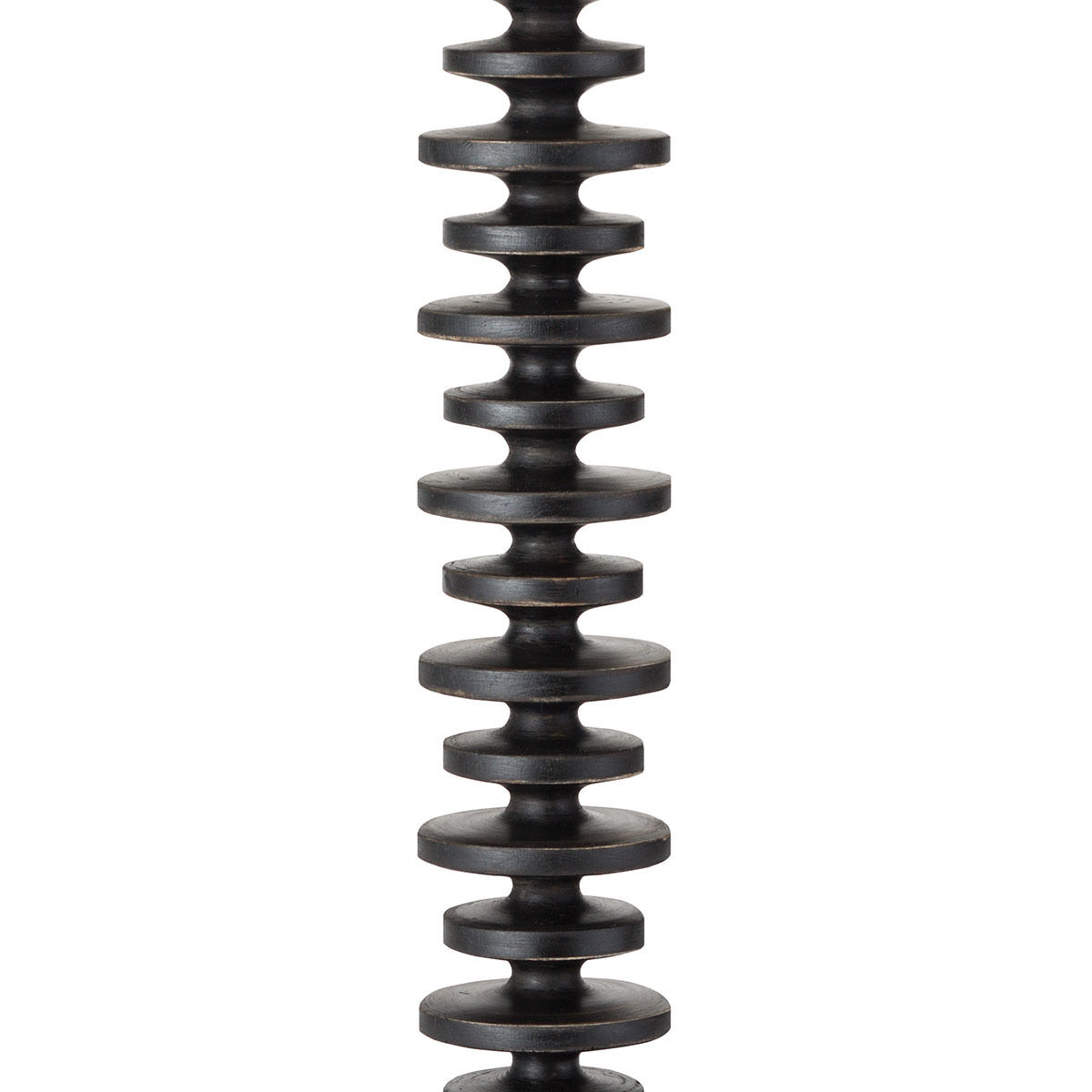 Fishbone 34.75 inch 150.00 watt Ebony Table Lamp Portable Light, Buffet Lamp