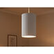 Fabiana LED 5 inch Matte White Pendant Ceiling Light