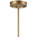 Xenia 14 Light 54 inch Matte Gold Chandelier Ceiling Light