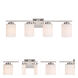 Chloe 4 Light 28.5 inch Satin Nickel Bath Bar Wall Light