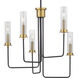 Rainey 5 Light 24 inch Graphite Chandelier Ceiling Light