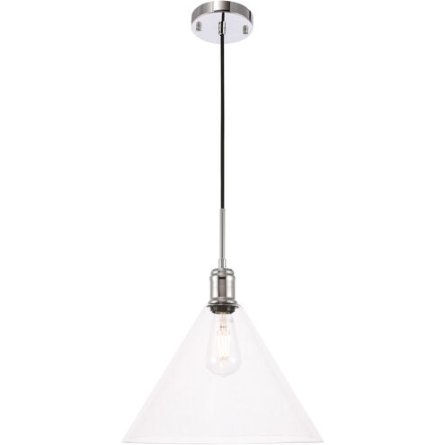 Meadville 1 Light 14 inch Chrome Pendant Ceiling Light