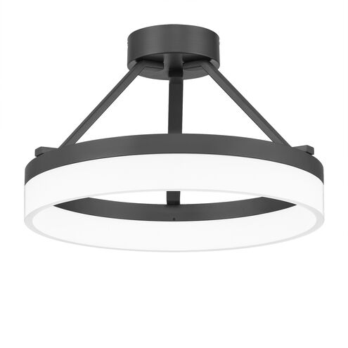 Cohen LED 16 inch Oil Rubbed Bronze Semi-Flush Mount Ceiling Light