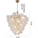 Canada LED 32 inch Brass Chandelier Ceiling Light