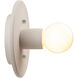 Ambiance Collection 1 Light 8 inch Bisque Wall Sconce Wall Light