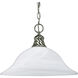 Brentwood 1 Light 16 inch Brushed Nickel Pendant Ceiling Light