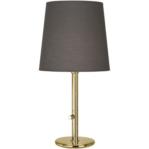 Rico Espinet Buster Chica 28.75 inch 150.00 watt Polished Brass Accent Lamp Portable Light in Smoke Gray