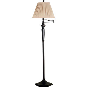 Chesapeake 19 inch 150.00 watt Oil Rubbed Bronze Swing Arm Floor Lamp Portable Light