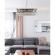 Maxime 12 Light 32 inch Black and Clear Chandelier Ceiling Light in Royal Cut