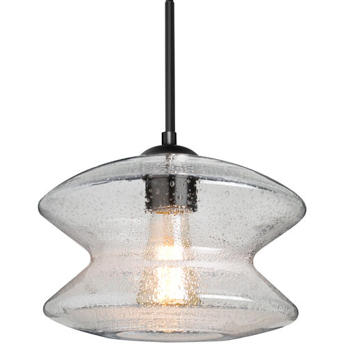 Zen 1 Light Black Cord Pendant Ceiling Light