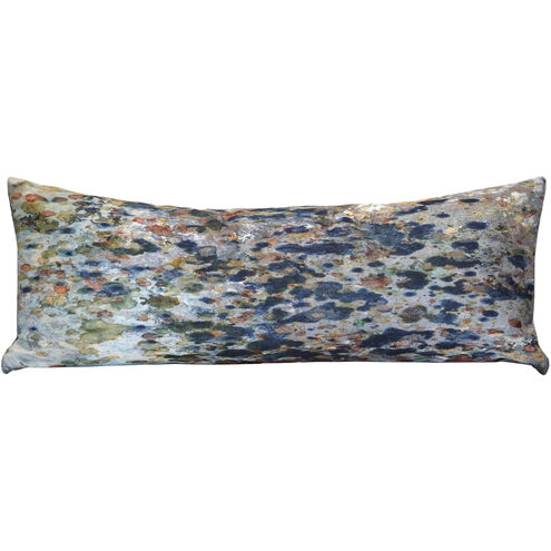 Cameron 36 X 6 inch Multi - Blue and Green and Orange and White Pillow