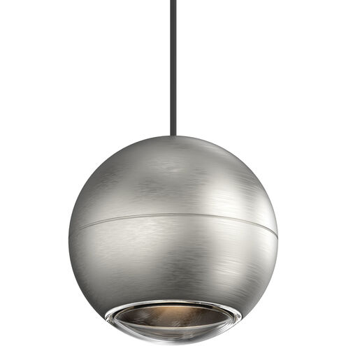 Hemisphere LED 4 inch Natural Anodized Pendant Ceiling Light