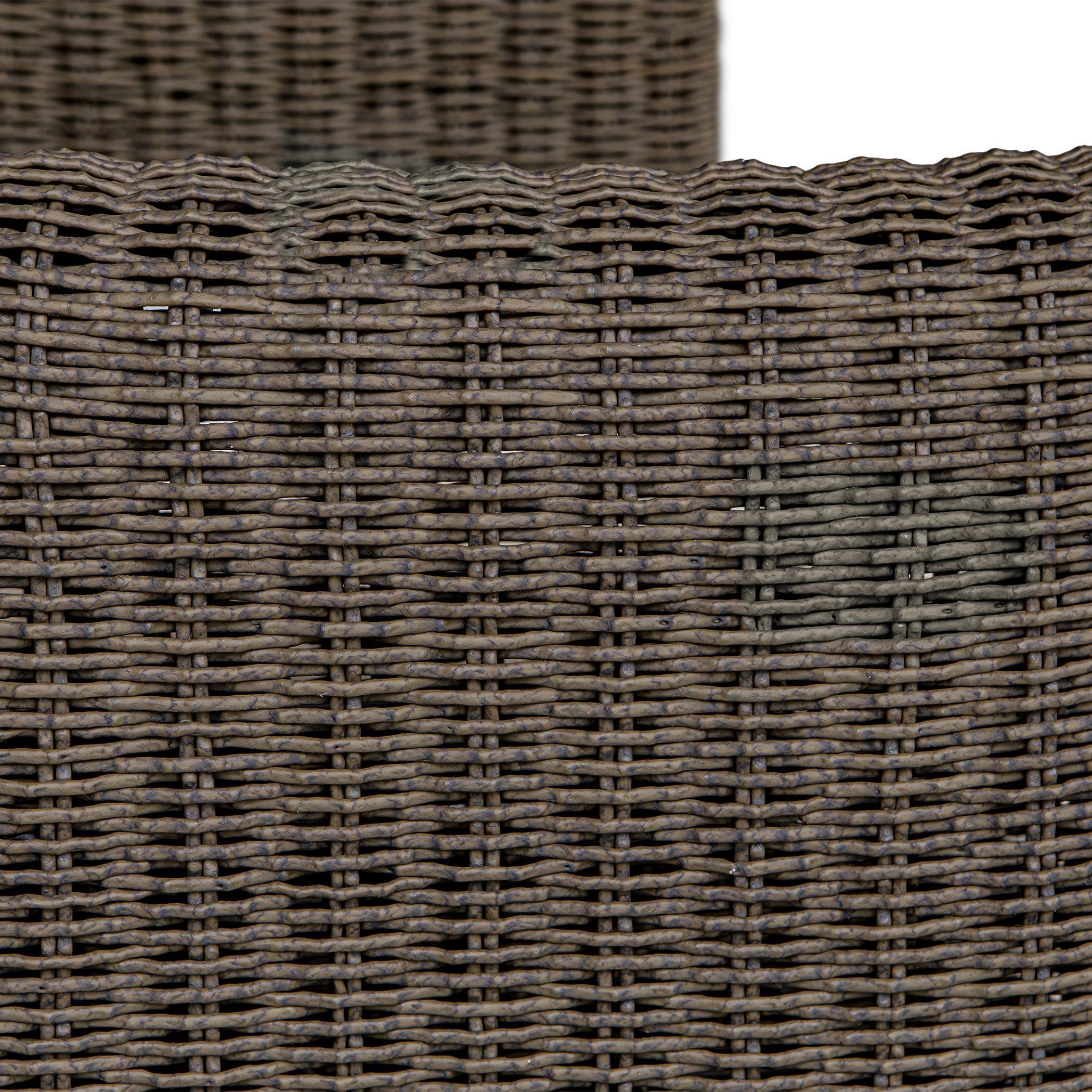 Tropic Mocha and Oyster White Outdoor Lounge Chair