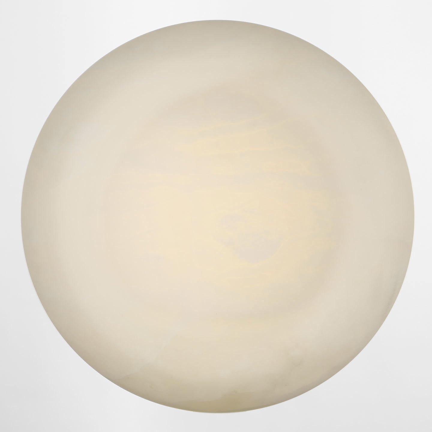 Kelly Wearstler Formosa LED 17 inch Alabaster and Polished Nickel Flush Mount Ceiling Light