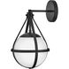 Colby 1 Light 9.25 inch Black Sconce Wall Light