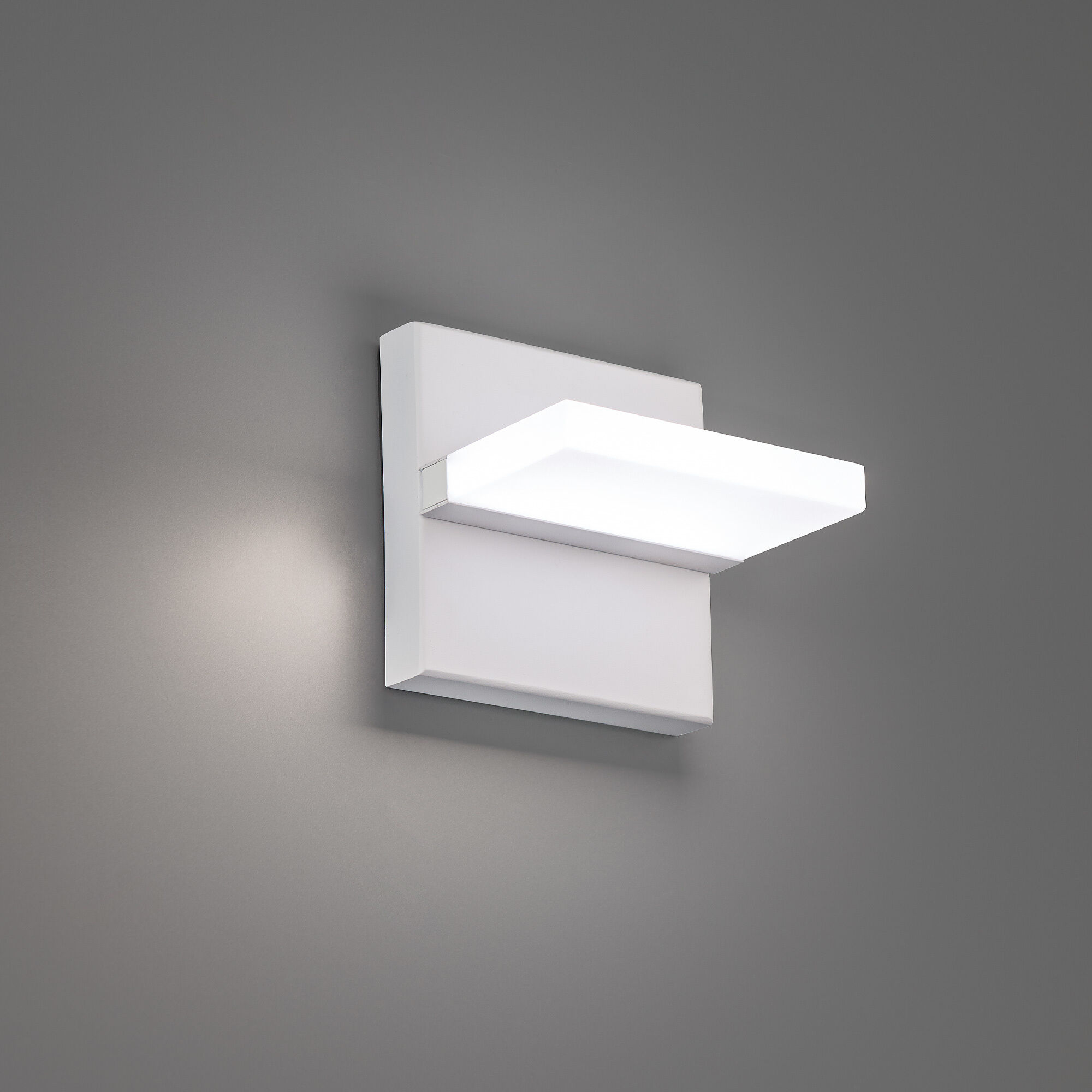 Oslo LED 5 inch White Outdoor Wall Light, dweLED