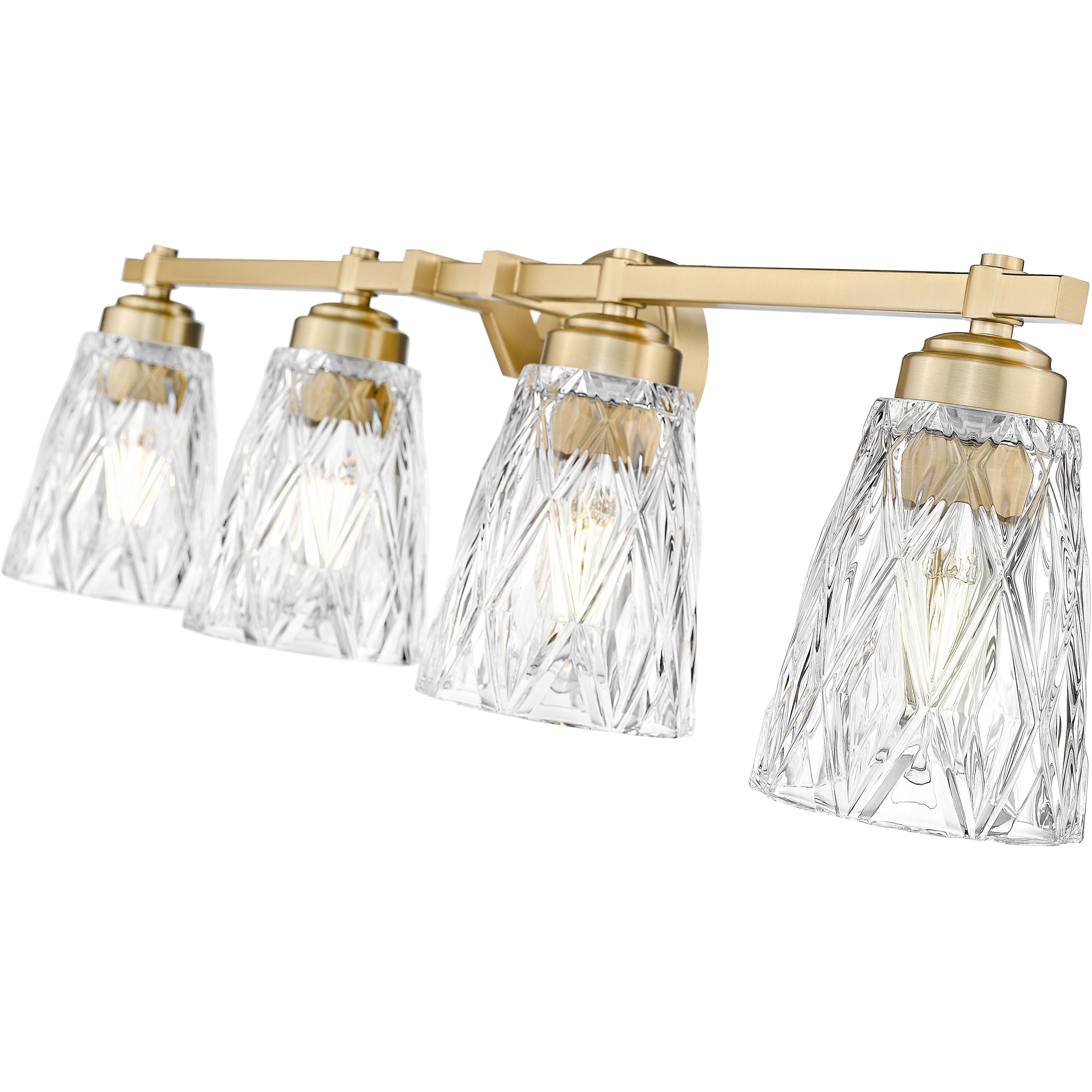 Andree Vanity Wall Light in Modern Gold