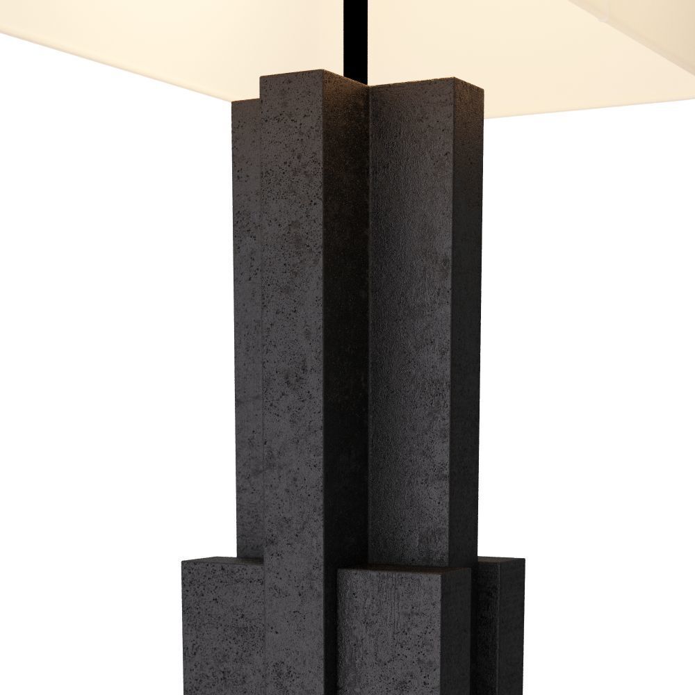 Beaux Black Floor Lamp Portable Light