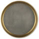 Tanay Antique Brass and Graphite and Black Tray