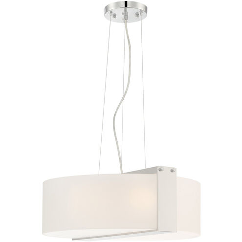 Rogina 3 Light 18 inch Brushed Nickel Pendant Ceiling Light