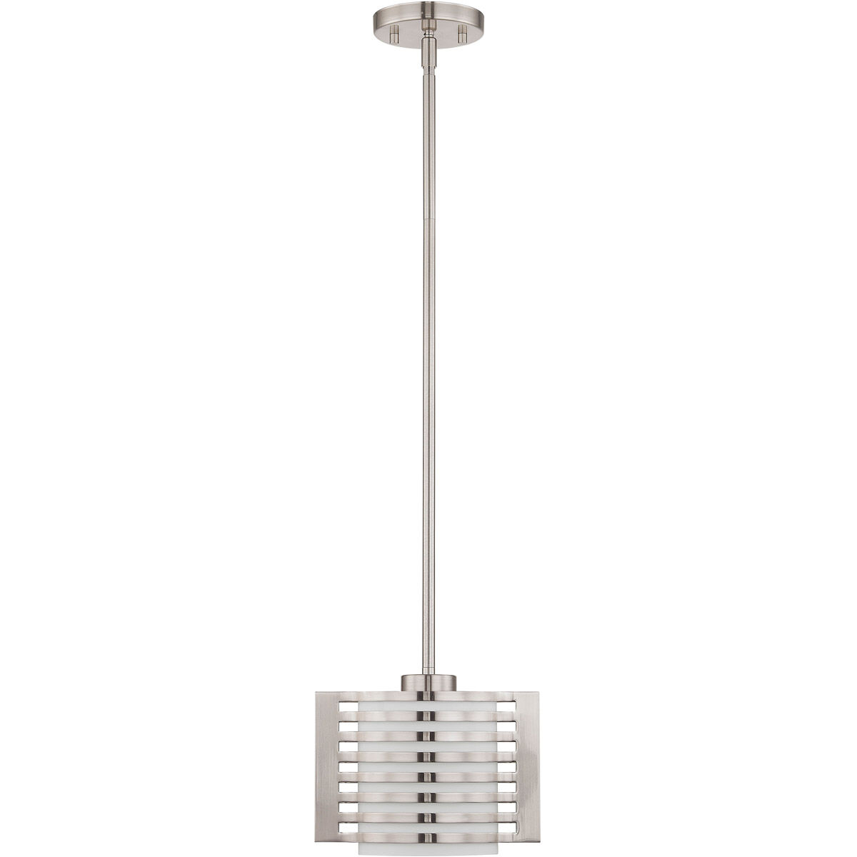 Hilliard 1 Light 5 inch Brushed Nickel Mini Pendant Ceiling Light