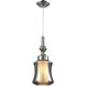 Aloren 1 Light 8 inch Polished Chrome with Silver and White Mini Pendant Ceiling Light