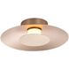 Yep Luma LED 11.75 inch French Gold Flush Mount Ceiling Light