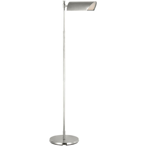 Thomas O'Brien Bravo 43.5 inch 8.00 watt Polished Nickel Adjustable Pharmacy Floor Lamp Portable Light