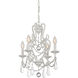 Savoy House 4 Light 16 inch Matte White Mini Chandelier Ceiling Light