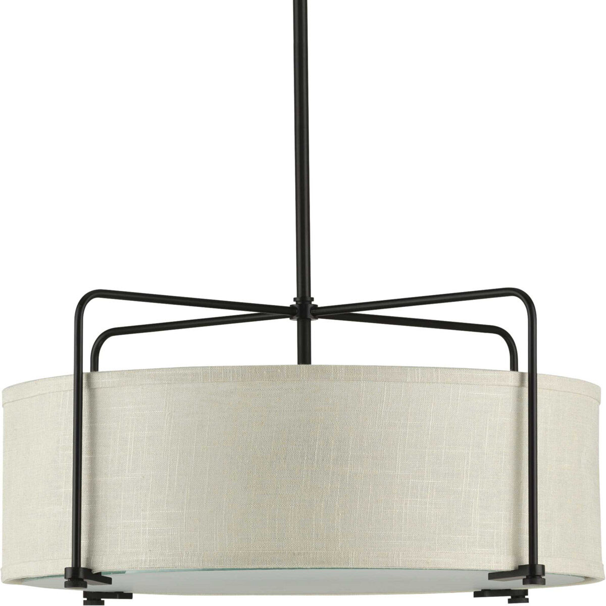 Kempsey 3 Light 22 inch Antique Bronze Semi-Flush Mount Convertible Ceiling Light