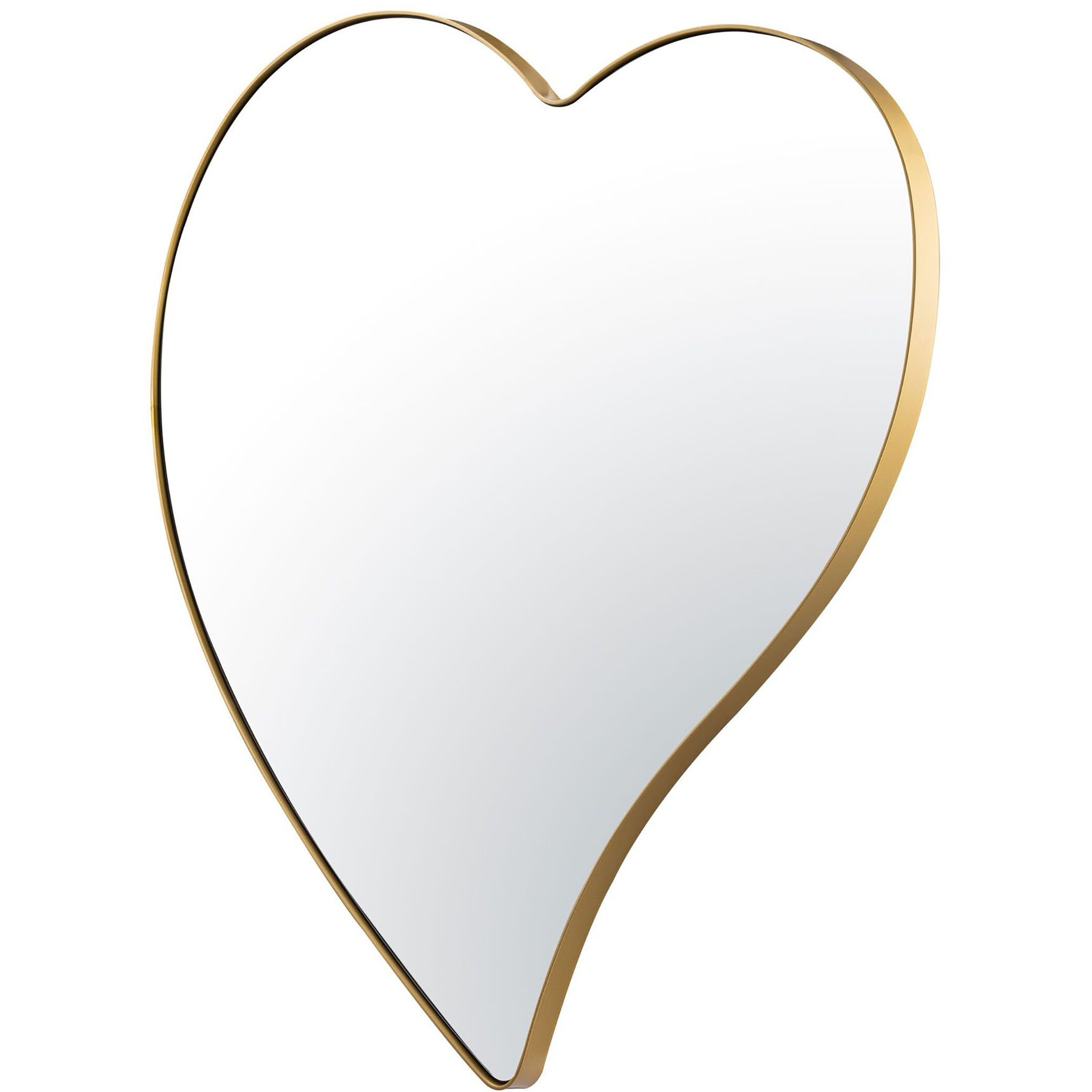 Who Do Ya' Love 30 X 30 inch Gold Wall Mirror