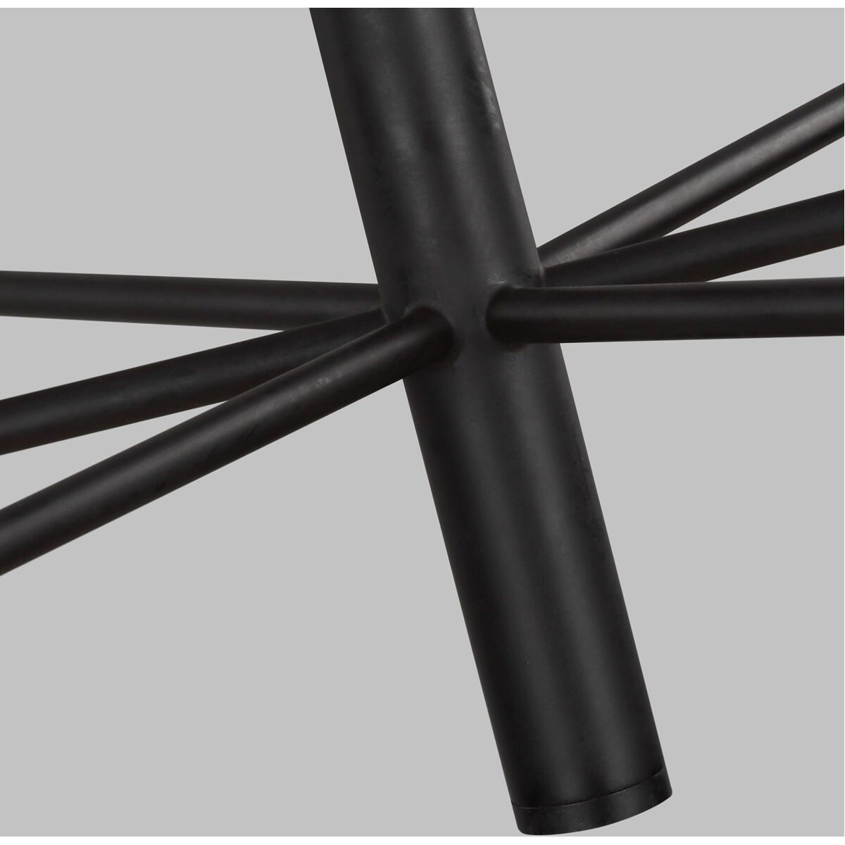 ED Ellen DeGeneres Brianna 6 Light 24 inch Aged Iron Chandelier Ceiling Light