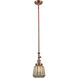 Franklin Restoration Chatham 1 Light 6 inch Antique Copper Mini Pendant Ceiling Light in Incandescent, Mercury, Franklin Restoration