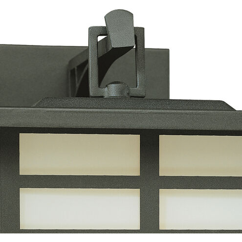 Mission 1 Light 13 inch Black Outdoor Sconce