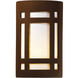 Ambiance 1 Light 5.75 inch Tierra Red Slate ADA Wall Sconce Wall Light