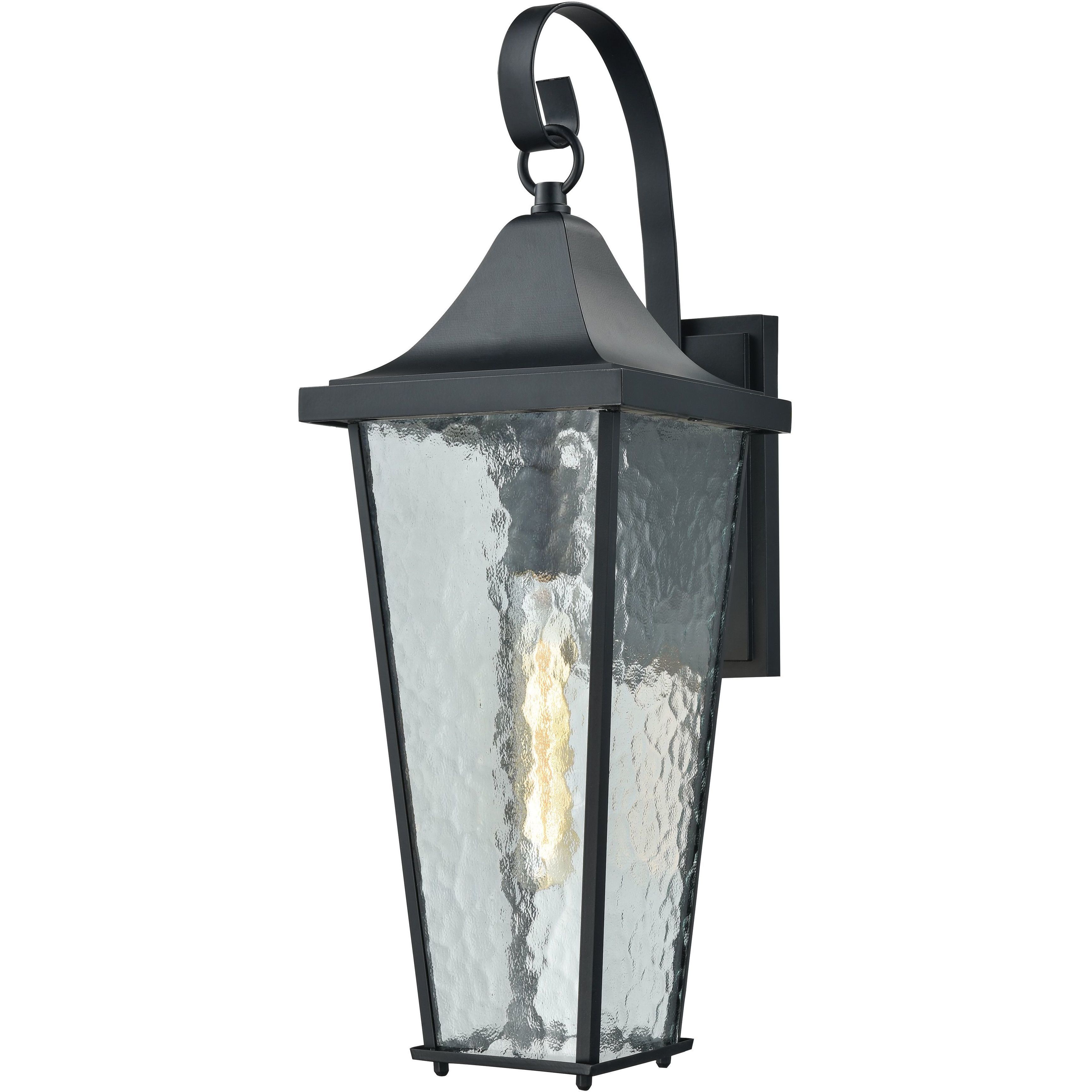 Vinton 1 Light 21 inch Matte Black Outdoor Sconce
