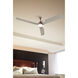 Coda 56 inch Polished Nickel with Satin Nickel Blades Indoor Fan, Light Kit Sold Separately