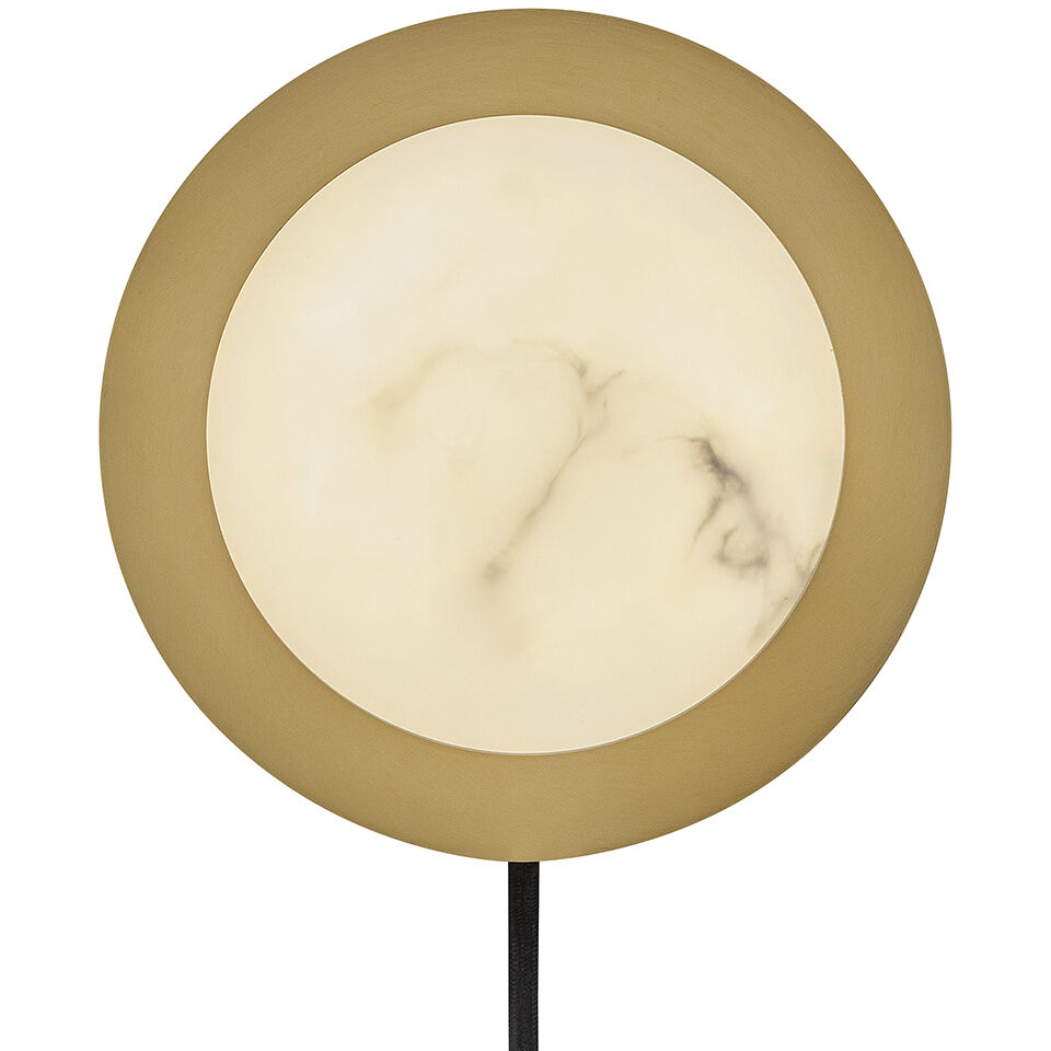 Cava Sconce Wall Light in Lacquered Brass