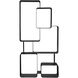 Larra Matte Black Bookcase