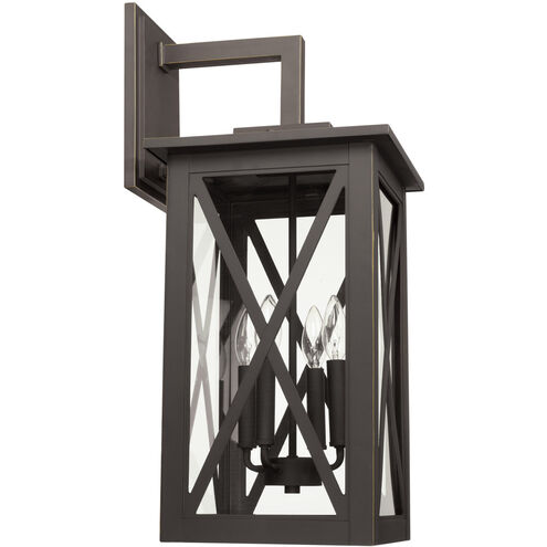 Capital Lighting Avondale 4 Light 25 inch Oiled Bronze Outdoor Wall Lantern 926641OZ - Open Box