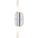 Fulton LED 4.5 inch Chrome Bathroom Light Wall Light