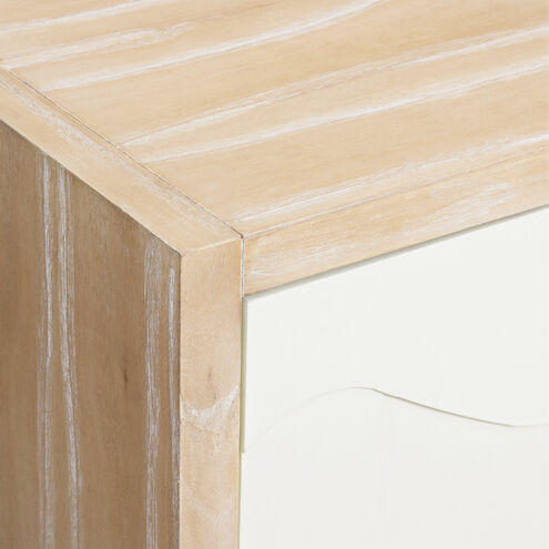 Wavecrest Off White with Natural Ash Cabinet