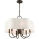 Solstice 7 Light 24 inch English Bronze Chandelier Ceiling Light
